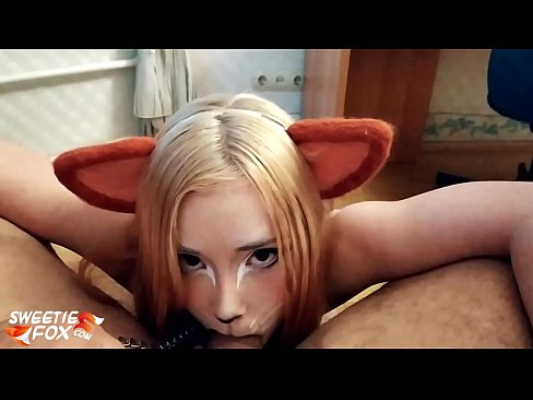 ❤️ Kitsune gbe dick ati pẹlu ni ẹnu rẹ ️❌ Fidio furo ️❤